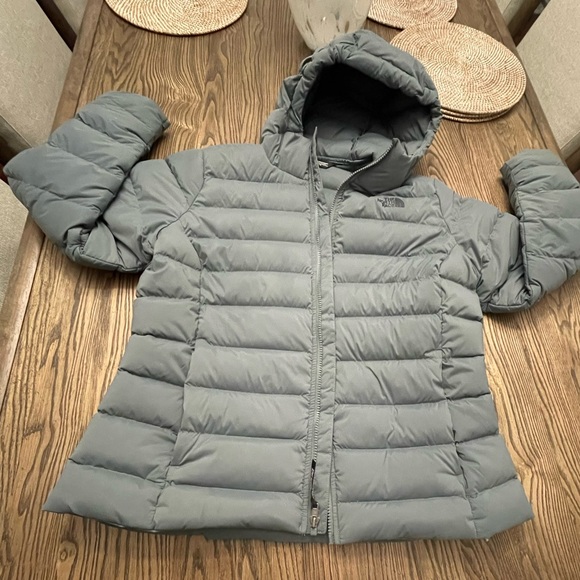 The North Face Stretch Down Jacket in Balsam Green - Picture 9 of 10